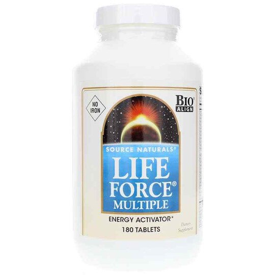 Life Force Multiple No Iron Tablets, SNN